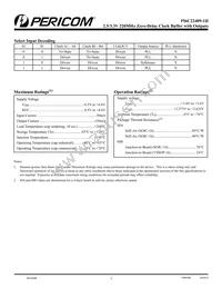 PI6C22409-1HWIEX Datasheet Page 2