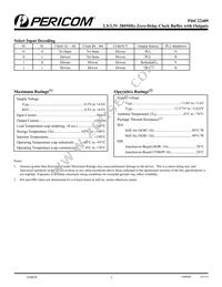 PI6C22409WIEX Datasheet Page 2