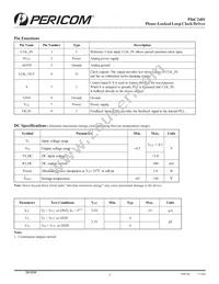 PI6C2401WE Datasheet Page 2