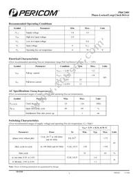 PI6C2401WE Datasheet Page 3