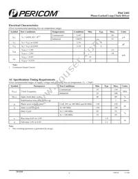 PI6C2402WEX Datasheet Page 3