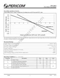 PI6C2405A-1WIE Datasheet Page 2