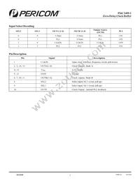 PI6C2409-1WE Datasheet Page 2
