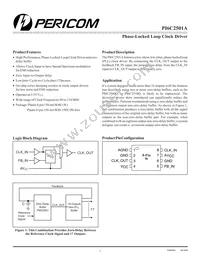 PI6C2501AWE Datasheet Cover