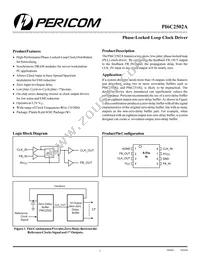 PI6C2502AWEX Datasheet Cover