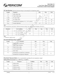 PI6C2509-133LEX Datasheet Page 3