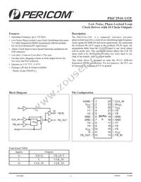 PI6C2510-133ELE Datasheet Cover