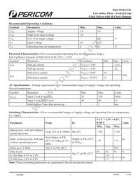 PI6C2510-133ELEX Datasheet Page 3