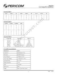 PI6C2972FCE Datasheet Page 3