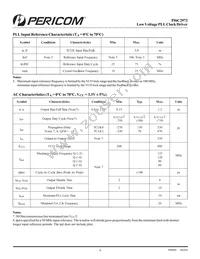 PI6C2972FCE Datasheet Page 6