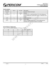 PI6C3421ATEX Datasheet Page 2