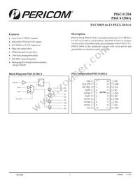 PI6C41204ALE Datasheet Cover