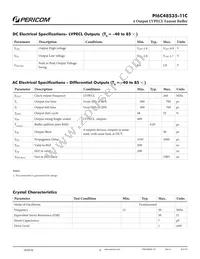 PI6C48535-11CLIE Datasheet Page 4