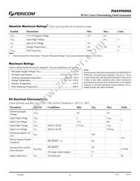 PI6C49004AEX Datasheet Page 8