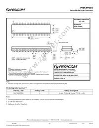 PI6C49005AIE Datasheet Page 15