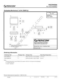 PI6C490086LEX Datasheet Page 5