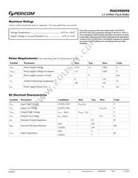 PI6C490098LEX Datasheet Page 3