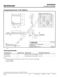 PI6C490098LEX Datasheet Page 5