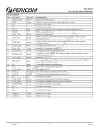 PI6C49014LIEX Datasheet Page 2