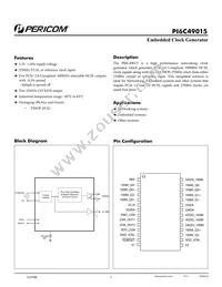 PI6C49015LIEX Datasheet Cover