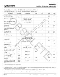 PI6C49019AIE Datasheet Page 10