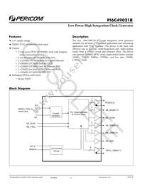 PI6C49021BZDIE Datasheet Cover
