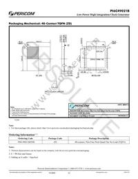 PI6C49021BZDIE Datasheet Page 12