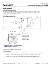 PI6C49021ZDIE Datasheet Page 12