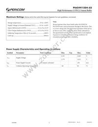 PI6C4911504-03LIE Datasheet Page 3