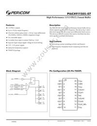 PI6C4911505-07LIEX Datasheet Cover