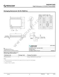 PI6C4911505LIE Datasheet Page 8