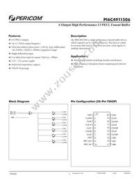 PI6C4911506LIE Datasheet Cover