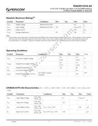 PI6C4911510-05FAIEX Datasheet Page 4