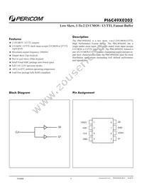 PI6C49X0202WIEX Datasheet Cover