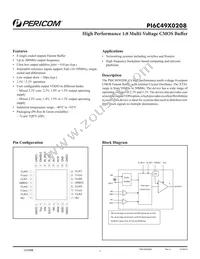 PI6C49X0208ZHIE Datasheet Cover