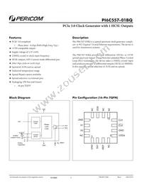 PI6C557-01BQZHIEX Datasheet Cover