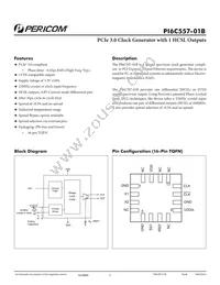 PI6C557-01BZHIEX Datasheet Cover
