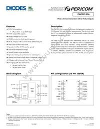 PI6C557-03AQE Datasheet Cover