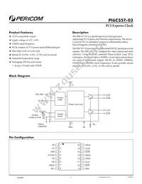 PI6C557-03LE Datasheet Cover