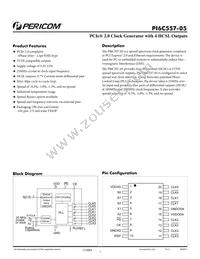 PI6C557-05LEX Datasheet Cover