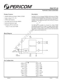 PI6C557-10LEX Datasheet Cover