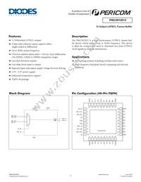 PI6C5912012ZDIEX Datasheet Cover