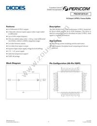 PI6C5912016-01FAIEX Datasheet Cover