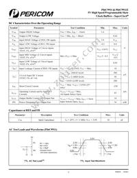 PI6C9911E-2J Datasheet Page 5