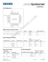 PI6CDBL401BZHIE Datasheet Page 2