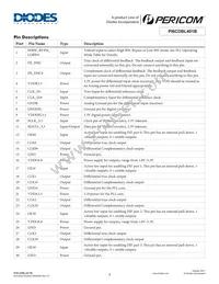 PI6CDBL401BZHIE Datasheet Page 3