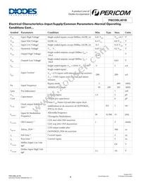 PI6CDBL401BZHIE Datasheet Page 6