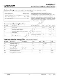 PI6CEQ20200LIE Datasheet Page 3