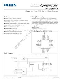 PI6CFGL201BZDIE Datasheet Cover