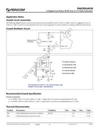 PI6CFGL401BZHIEX Datasheet Page 13